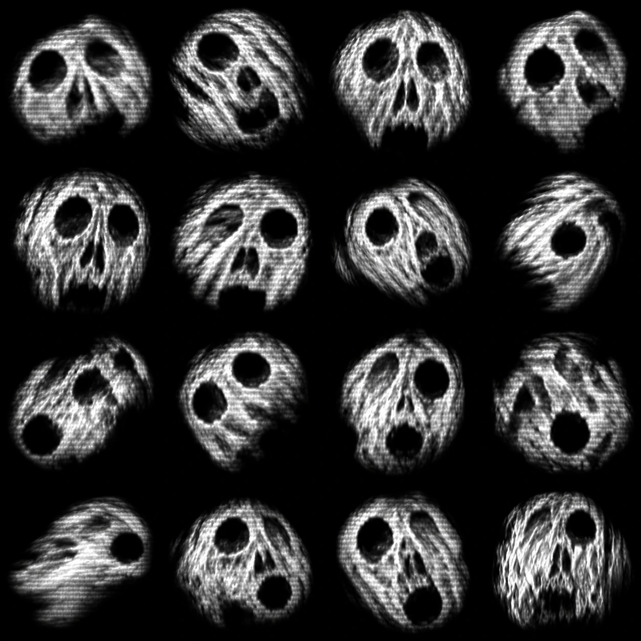 Skull height map